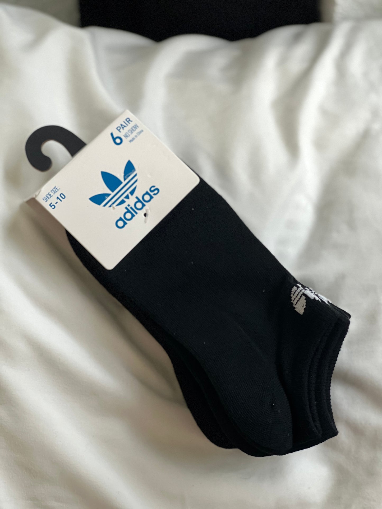 Calcetines Adidas Negros (6 pares)