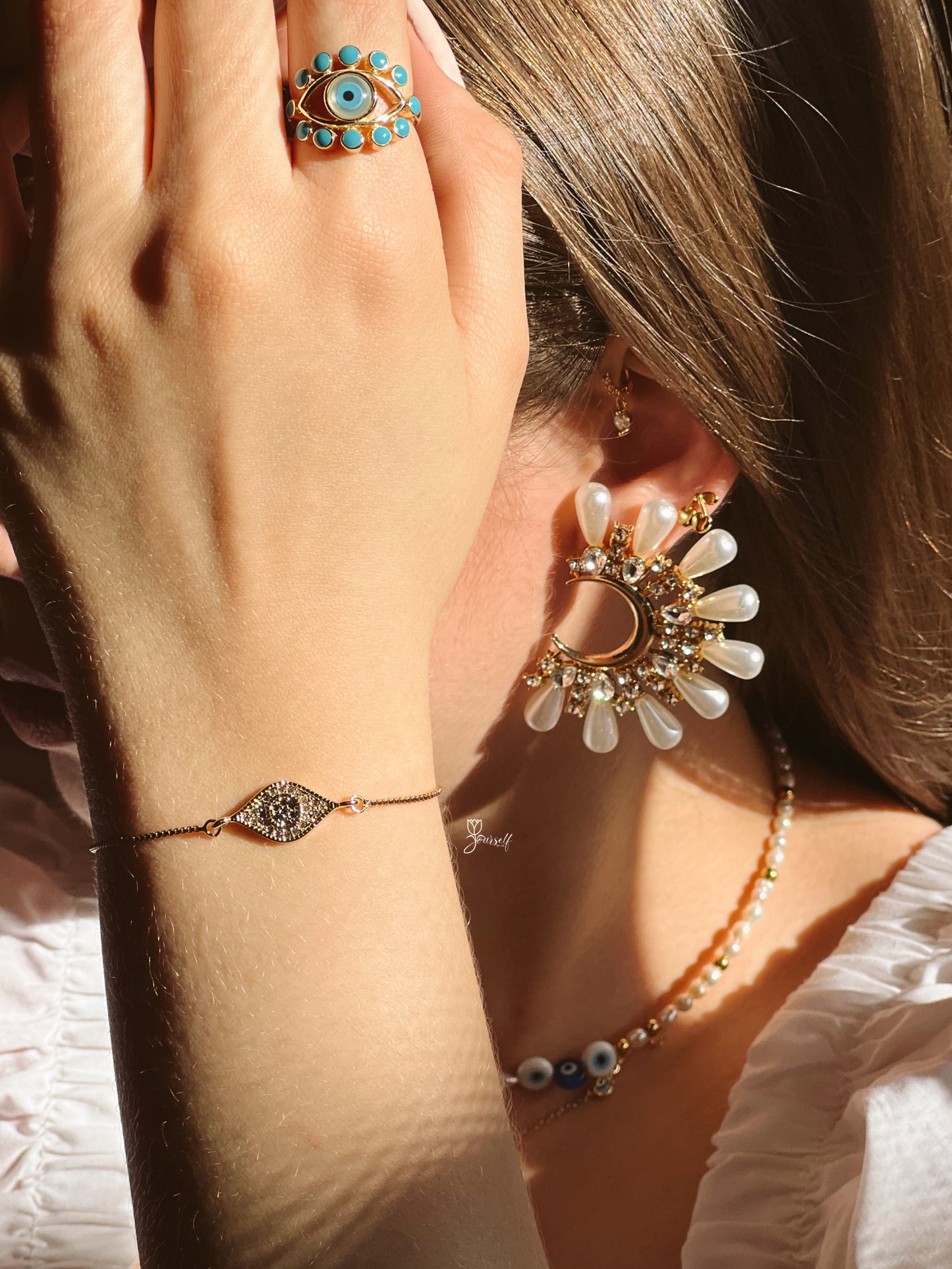 Pulsera Ojo Turco Ajustable