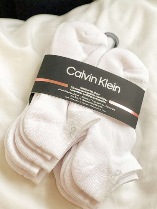 Calcetines Blancos CK ( 6 pares )