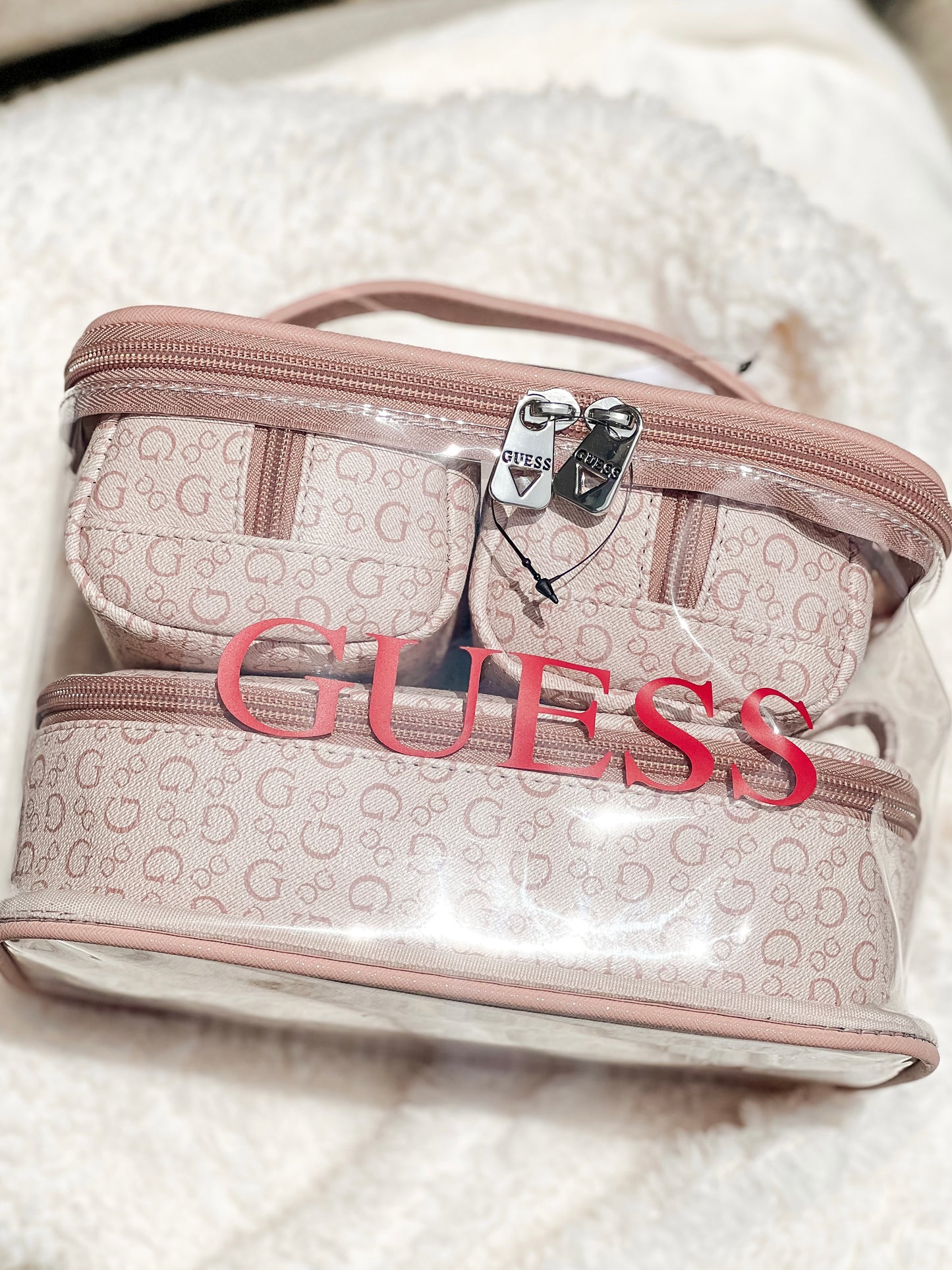 Cosmetiquera de 3 piezas GUESS