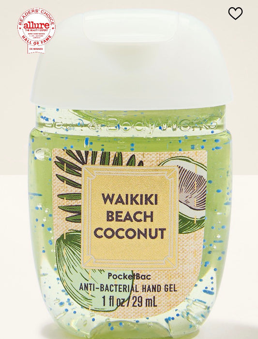 Waikiki Beach Coconut - PocketBac Hand Sanitizer